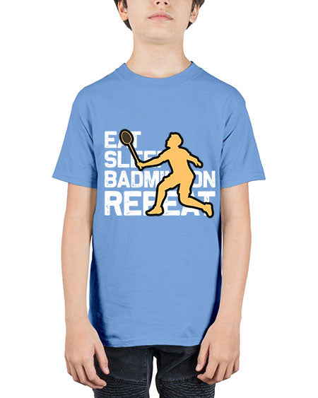 Eat 1286# - badminton - Youth Tee Unisex