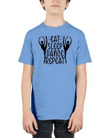 Eat sleep dance repeat 123# - ballet - Youth Tee Unisex