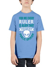Every ruler is an alien 52# - ufo - Youth Tee Unisex