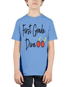First Grade Diva 124# - first grade - Youth Tee Unisex