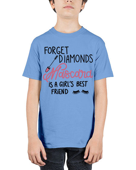 Forget Diamonds Mascara is a Girls Best Friend Style 100# - beauty - fashion - Youth Tee Unisex