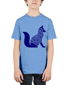 FoxMandalaUpdated 463# - mandala - Youth Tee Unisex