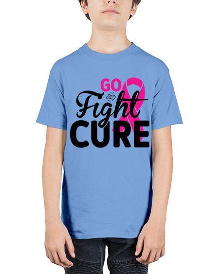 Go Fight Cure 23# - breast cancer - Youth Tee Unisex