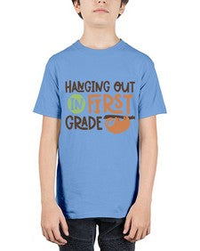 Hanging Out in First 233# - first grade - Youth Tee Unisex