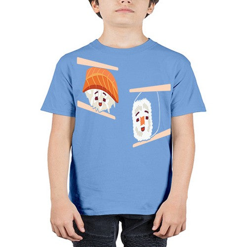 Happy Sushi Anime Kawaii Set Anime 232# - anime - Youth Tee Unisex
