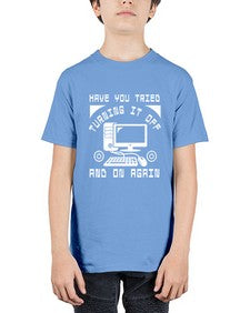 Have you tried turning it off and on again 45# - computer - Youth Tee Unisex