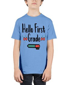 Hello First Grade 273# - first grade - Youth Tee Unisex