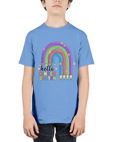 Hello Kindergarten Pencil Rainbow 302# - kindergarten - Youth Tee Unisex