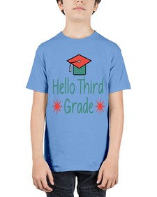 Hello Third Grade 345# - seventh grade - Youth Tee Unisex
