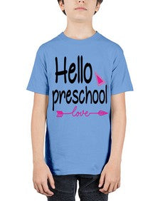 Hello preschool 317# - prek headstart - Youth Tee Unisex