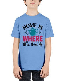 Home Is Where The Tea Is 1056# - tea - Youth Tee Unisex