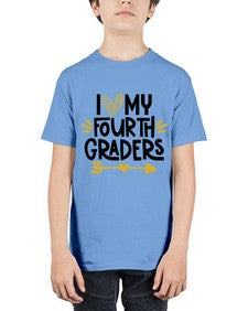 I Love My Fourth 366# - fourth grade - Youth Tee Unisex