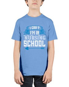 I cant im in nursing school Style 879# - nurse - Youth Tee Unisex