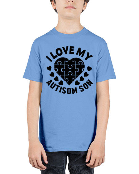 I love my Style 45# - autism - Youth Tee Unisex