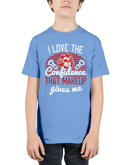 I love the confidence that makeup gives me Style 208# - beauty - fashion - Youth Tee Unisex