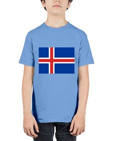 Iceland 921# - world flags - Youth Tee Unisex