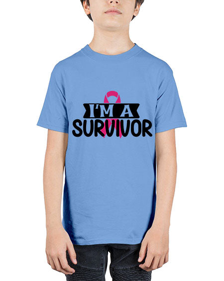Im a Survivor 17# - breast cancer - Youth Tee Unisex