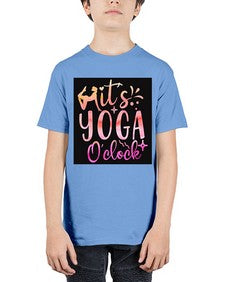 It s yoga O clock  345# - yoga - Youth Tee Unisex