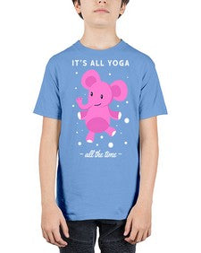Its All Yoga All the Time 347# - yoga - Youth Tee Unisex