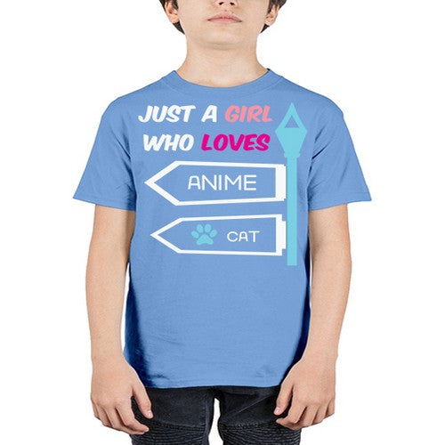 Just A Girl Who Loves Anime 264# - anime - Youth Tee Unisex