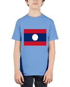 Laos 1111# - world flags - Youth Tee Unisex