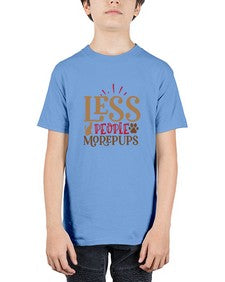 Less People More Pups Style 18# - cats - Youth Tee Unisex