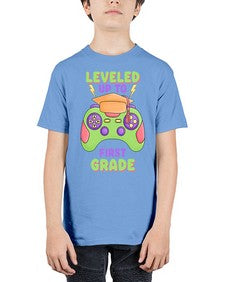 Leveled up to first Grade 467# - first grade - Youth Tee Unisex
