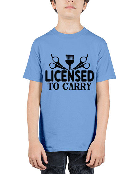 Licensed To Carry 1050# - hairdresser - Youth Tee Unisex