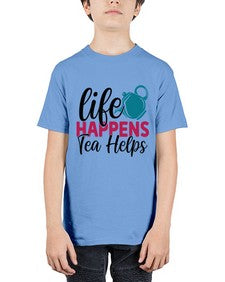 Life Happens Tea Helps 1310# - tea - Youth Tee Unisex