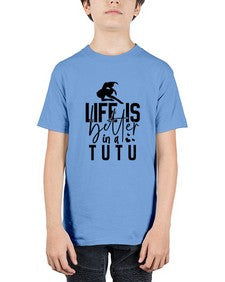 Life is better in a tutu 154# - ballet - Youth Tee Unisex