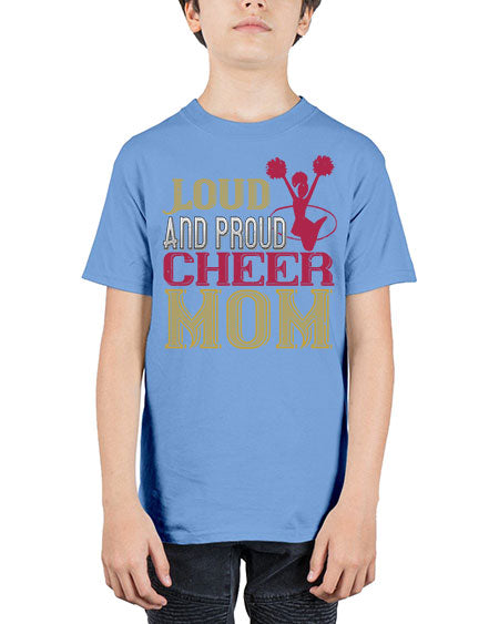 Loud proud cheer mom 764# - cheer - Youth Tee Unisex