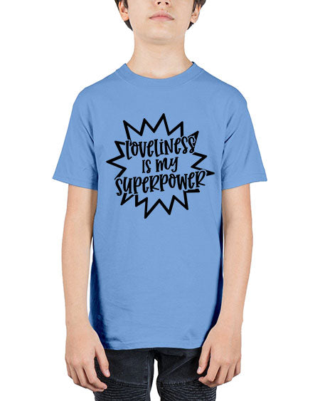 Loveliness Is My Superpower Style 390# - baby - Youth Tee Unisex