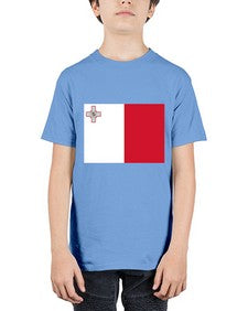Malta 1222# - world flags - Youth Tee Unisex