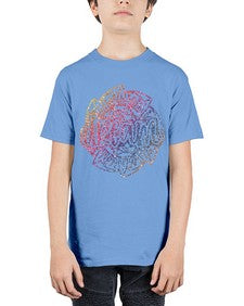 Mandala Dream Rainbow Glitter 760# - mandala - Youth Tee Unisex