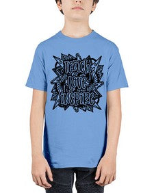 Mandala Teach Love Inspire 763# - mandala - Youth Tee Unisex