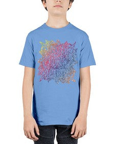 Mandala Teach Love Inspire Rainbow Glitter 762# - mandala - Youth Tee Unisex
