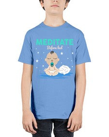 Meditate Before Bed 421# - yoga - Youth Tee Unisex