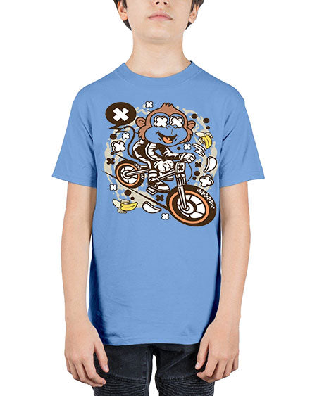 Monkey Downhill - monkey - Youth Tee Unisex