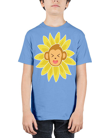 Monkey Sunflower 17# - monkey - Youth Tee Unisex