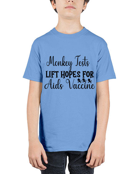 Monkey tests lift hopes for  - monkey - Youth Tee Unisex