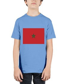 Morocco 1351# - world flags - Youth Tee Unisex