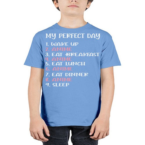 My Perfect Day Funny Kawaii Anime 269# - anime - Youth Tee Unisex
