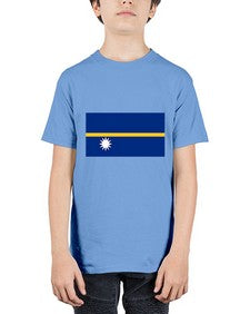 Nauru 1419# - world flags - Youth Tee Unisex