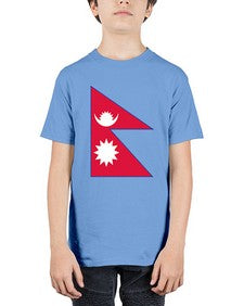 Nepal 1430# - world flags - Youth Tee Unisex
