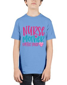 Nurse Mother Coffee Lover Style 1185# - nurse - Youth Tee Unisex