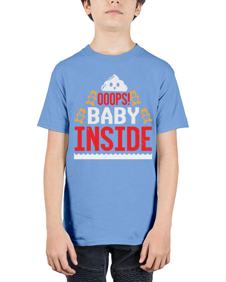 Ooops baby inside Style 179# - baby shower - Youth Tee Unisex
