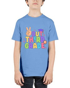 Peace Out third Grade Peace 648# - third grade - Youth Tee Unisex
