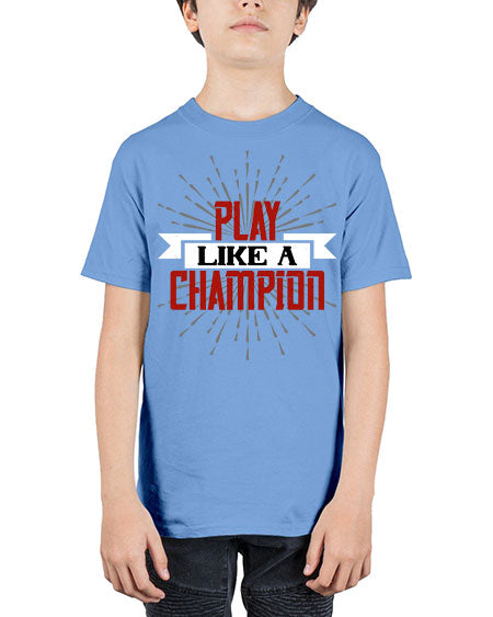 Play like a champion 1942# - badminton - Youth Tee Unisex