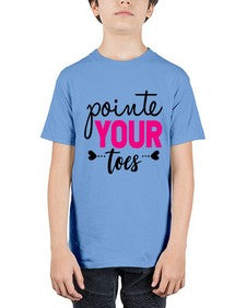 Pointe your toes 176# - ballet - Youth Tee Unisex
