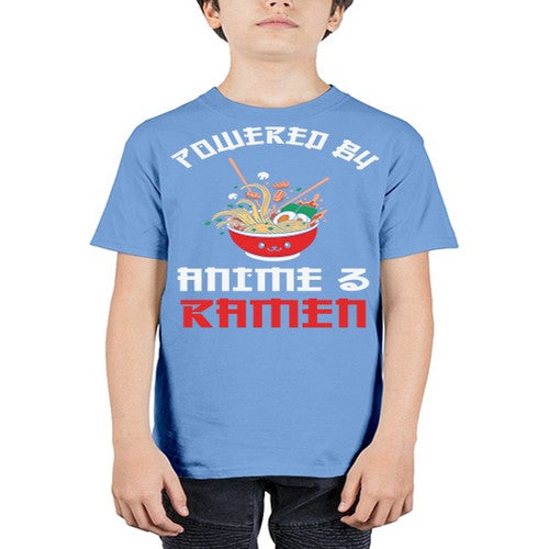 Powered by Anime amp Ramen 275# - anime - Youth Tee Unisex